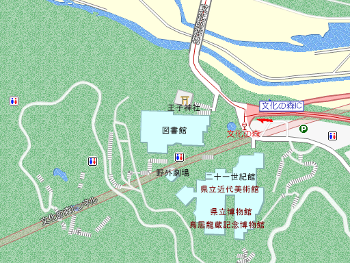 徳島県立図書館(徳島県徳島市)の地図 - MAPPLE 地図 「ちず丸」