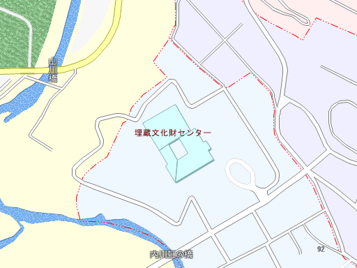 石川県埋蔵文化財センター(石川県金沢市)の地図 - MAPPLE 地図 「ちず丸」