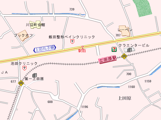 万代書店上田店(長野県上田市)の地図 - MAPPLE 地図 「ちず丸」