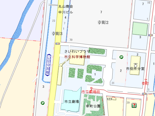 長岡市役所(新潟県長岡市)の地図 - MAPPLE 地図 「ちず丸」