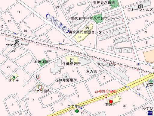 練馬区保健所石神井保健相談所(東京都練馬区)の地図 - MAPPLE 地図 ...